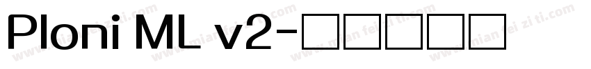 Ploni ML v2字体转换